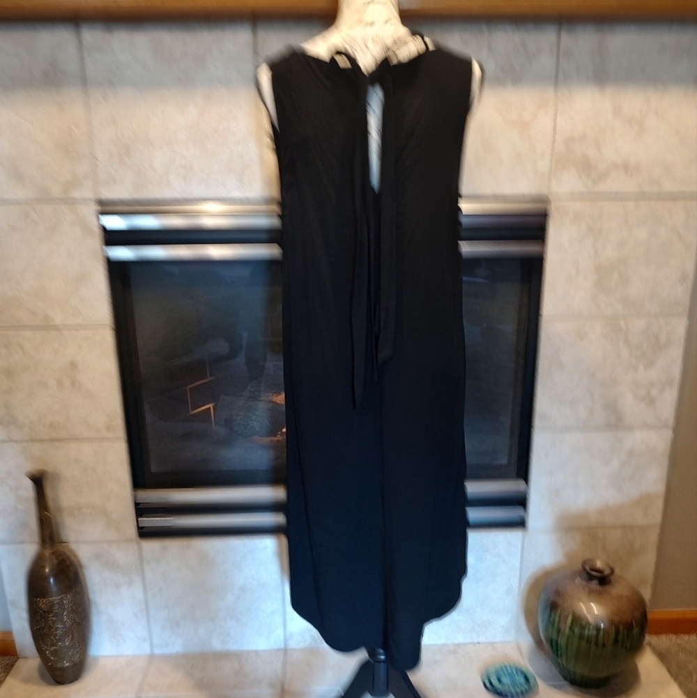 Michael Stars Medium Black Rayon Dress! NWT - Picture 6 of 13